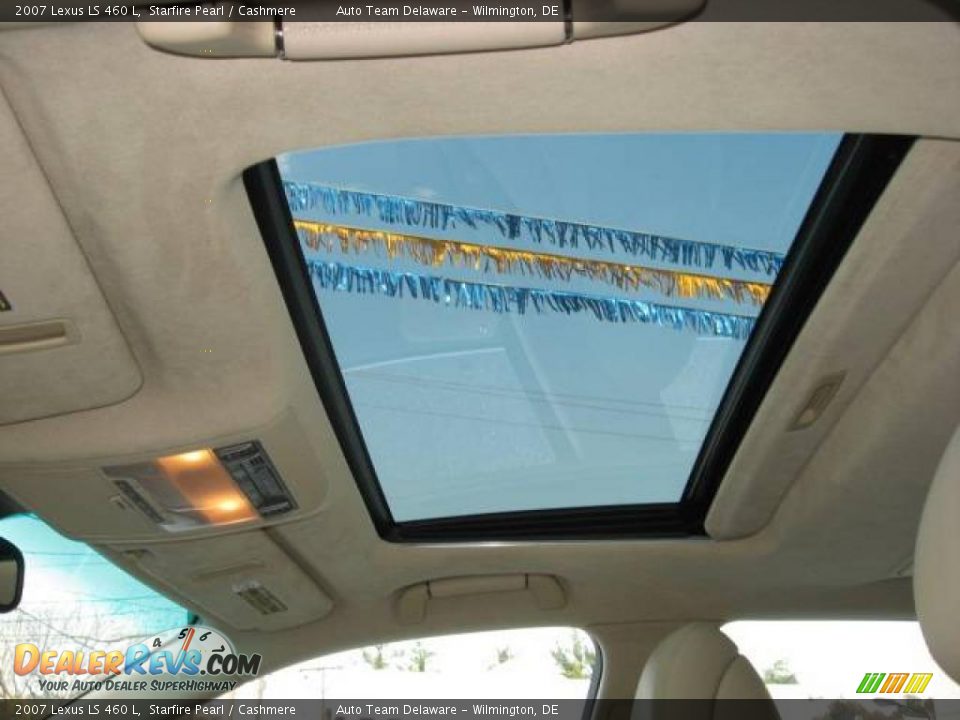 2007 Lexus LS 460 L Starfire Pearl / Cashmere Photo #33