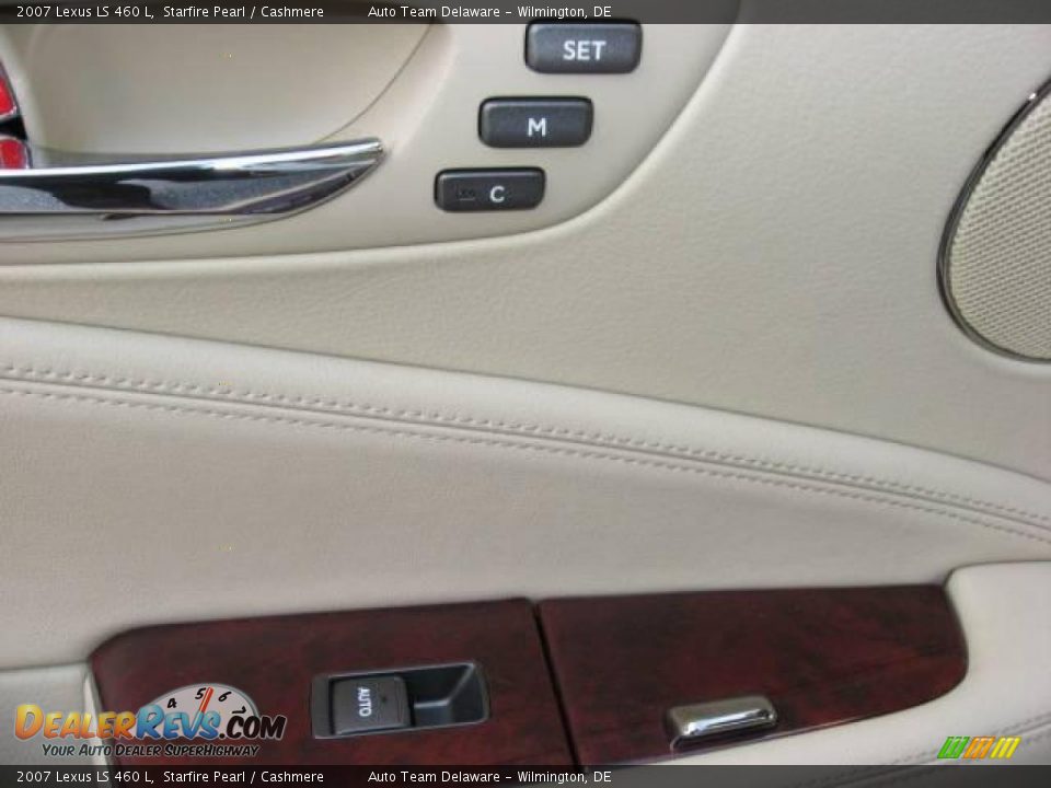 2007 Lexus LS 460 L Starfire Pearl / Cashmere Photo #36