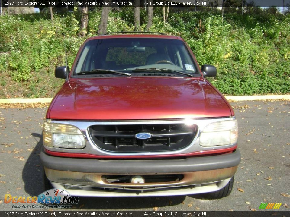 1997 Ford Explorer XLT 4x4 Toreador Red Metallic / Medium Graphite Photo #7