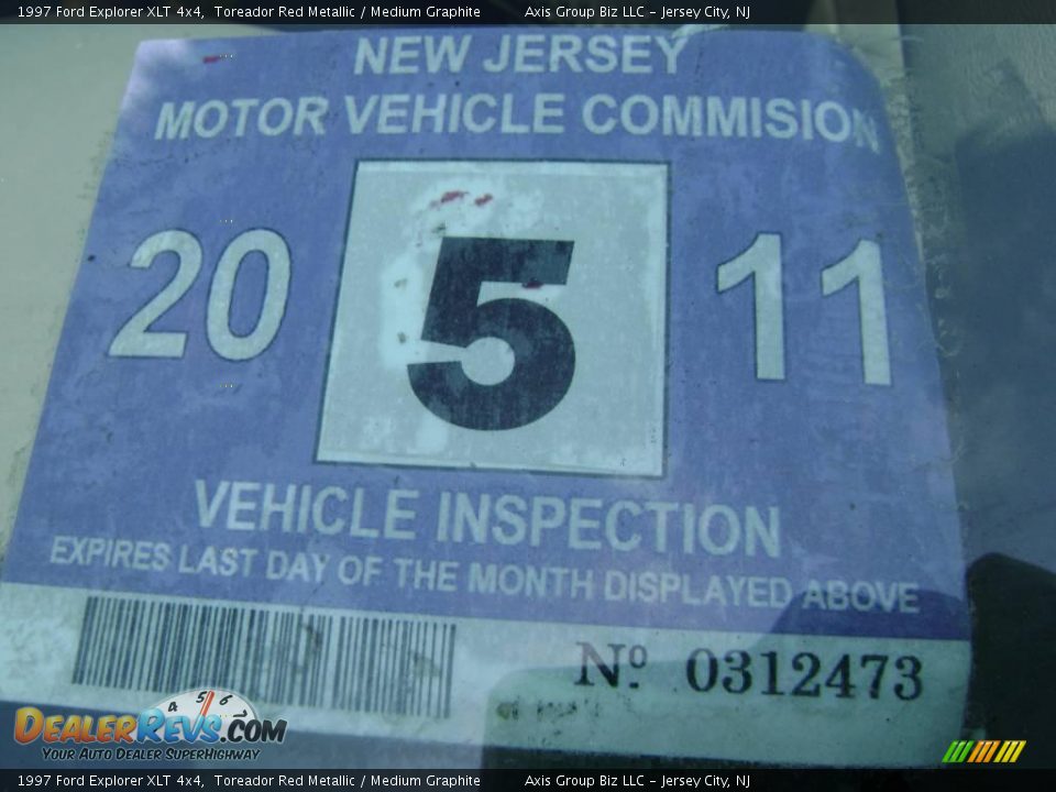 1997 Ford Explorer XLT 4x4 Toreador Red Metallic / Medium Graphite Photo #21