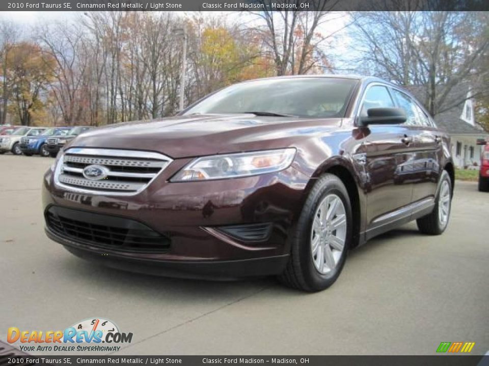 2010 Ford Taurus SE Cinnamon Red Metallic / Light Stone Photo #1