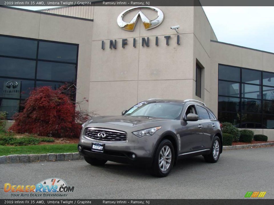 2009 Infiniti FX 35 AWD Umbria Twilight / Graphite Photo #1