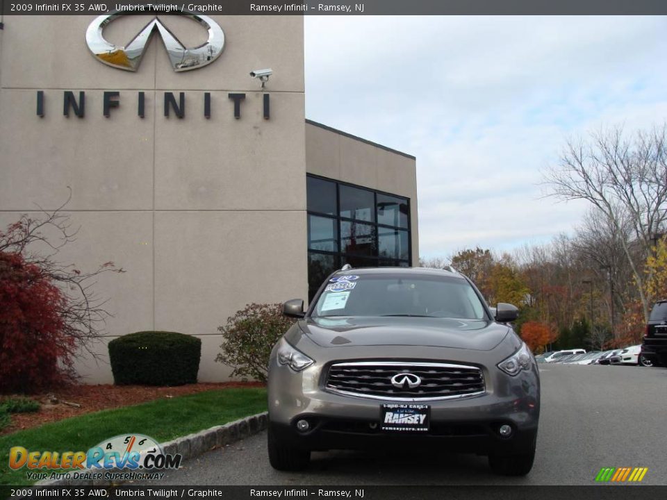2009 Infiniti FX 35 AWD Umbria Twilight / Graphite Photo #2