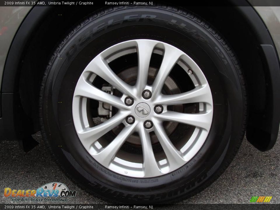 2009 Infiniti FX 35 AWD Umbria Twilight / Graphite Photo #4