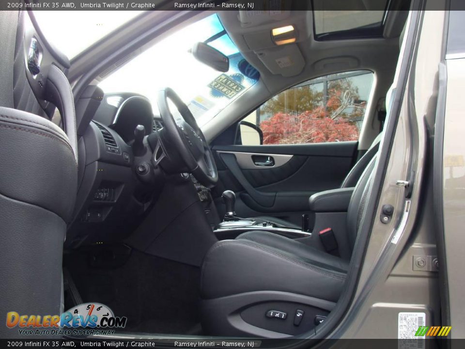 2009 Infiniti FX 35 AWD Umbria Twilight / Graphite Photo #8