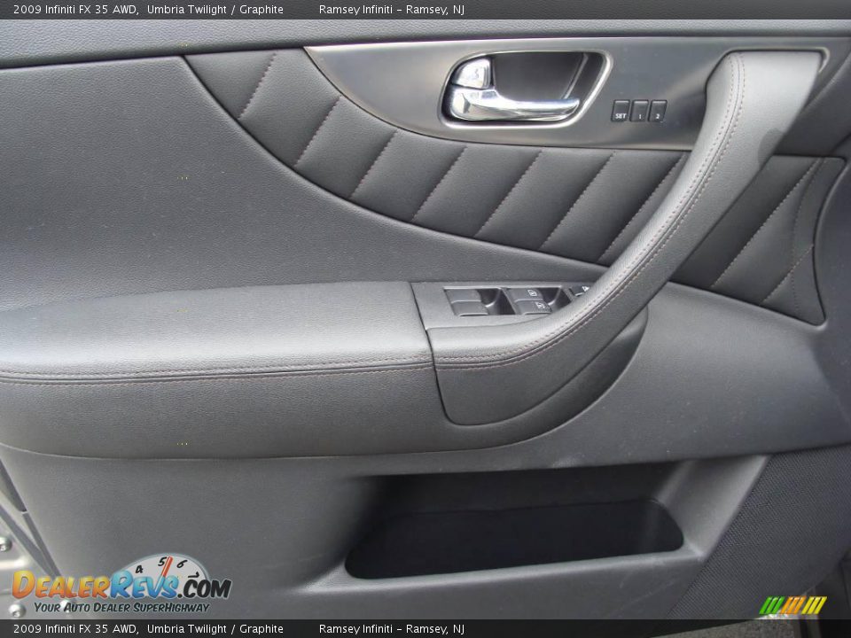 2009 Infiniti FX 35 AWD Umbria Twilight / Graphite Photo #9