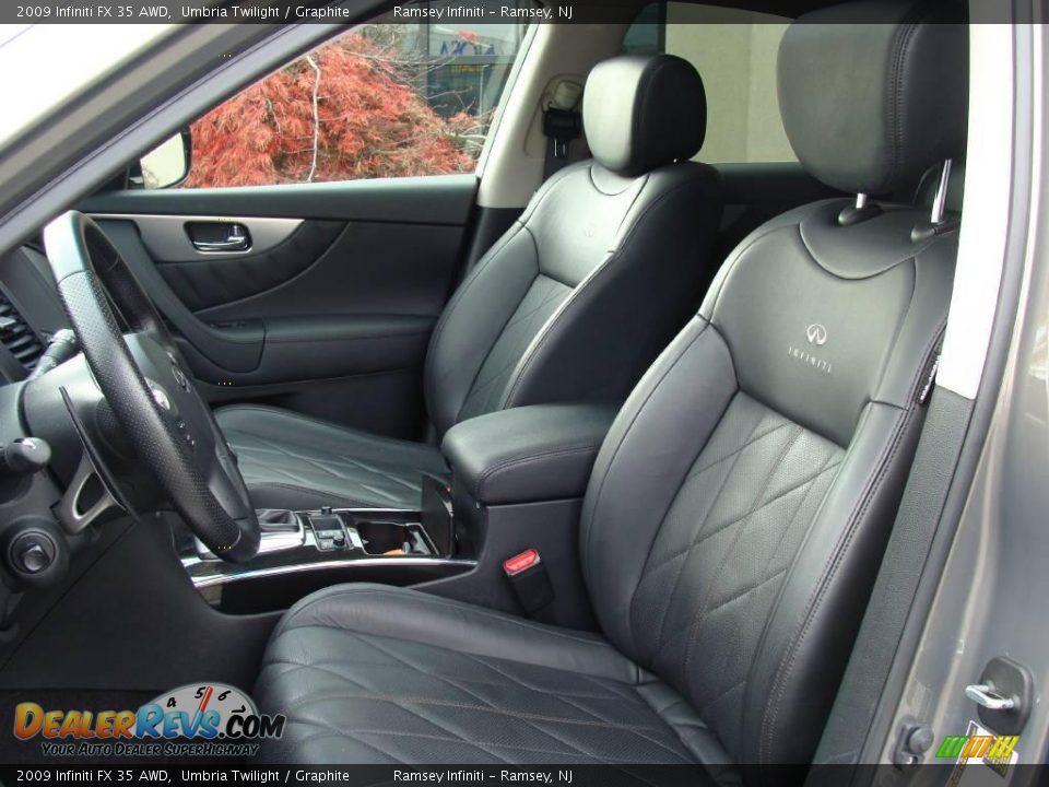2009 Infiniti FX 35 AWD Umbria Twilight / Graphite Photo #10