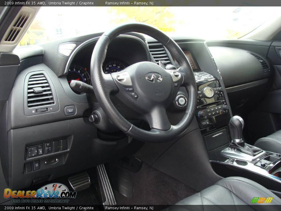 2009 Infiniti FX 35 AWD Umbria Twilight / Graphite Photo #11