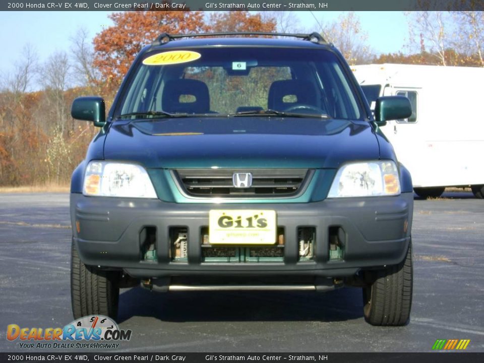 2000 Honda CR-V EX 4WD Clover Green Pearl / Dark Gray Photo #2