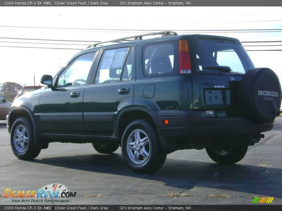 2000 Honda CR-V EX 4WD Clover Green Pearl / Dark Gray Photo #5