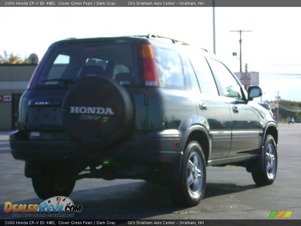 2000 Honda CR-V EX 4WD Clover Green Pearl / Dark Gray Photo #7