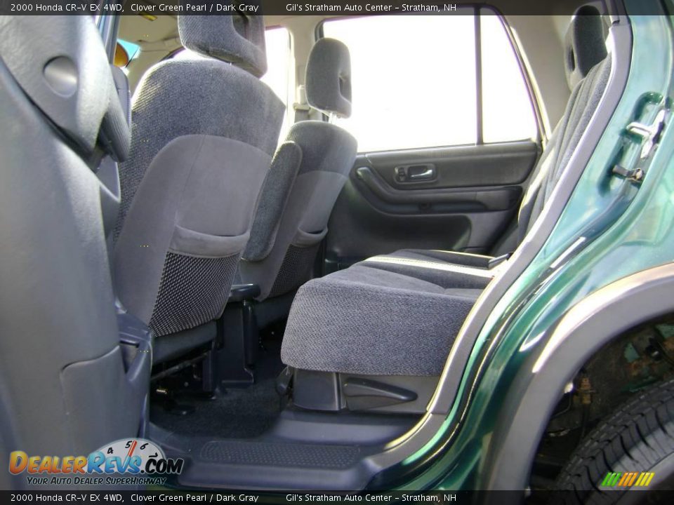 2000 Honda CR-V EX 4WD Clover Green Pearl / Dark Gray Photo #12