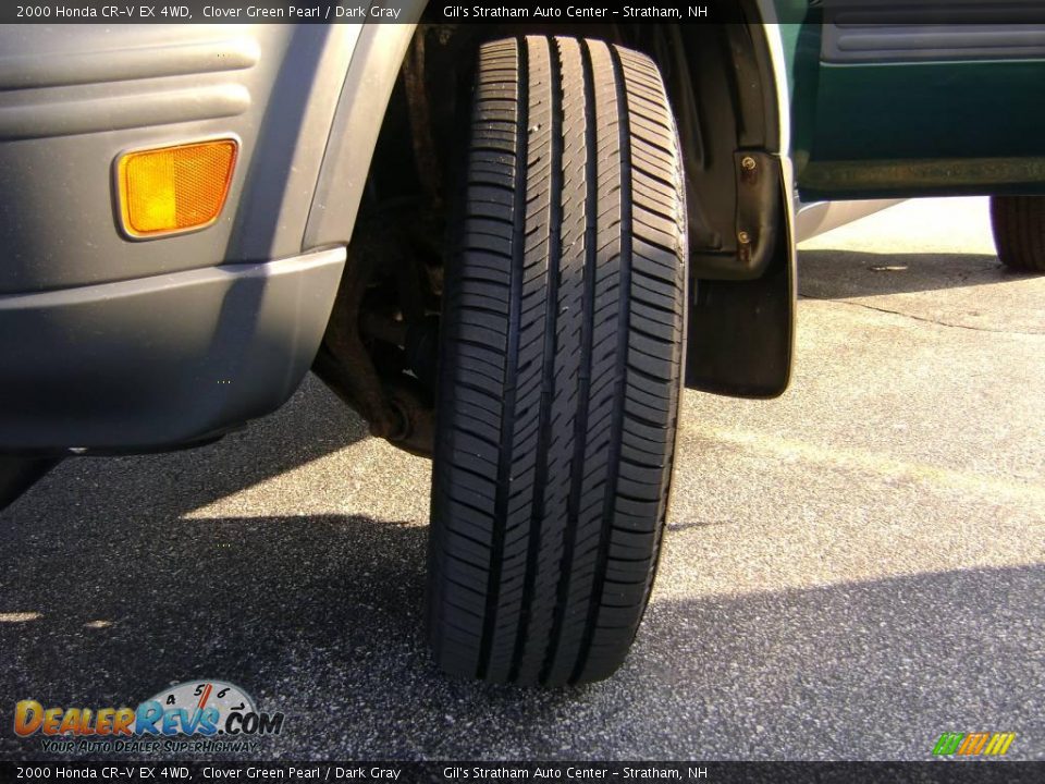 2000 Honda CR-V EX 4WD Clover Green Pearl / Dark Gray Photo #16