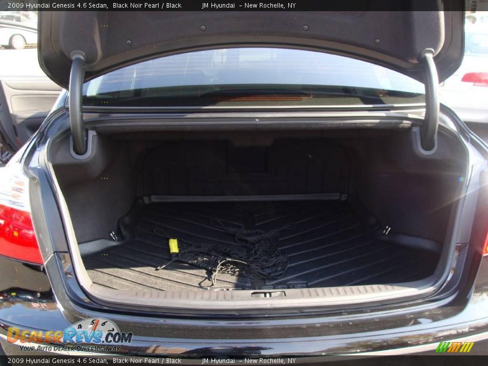 2009 Hyundai Genesis 4.6 Sedan Black Noir Pearl / Black Photo #27