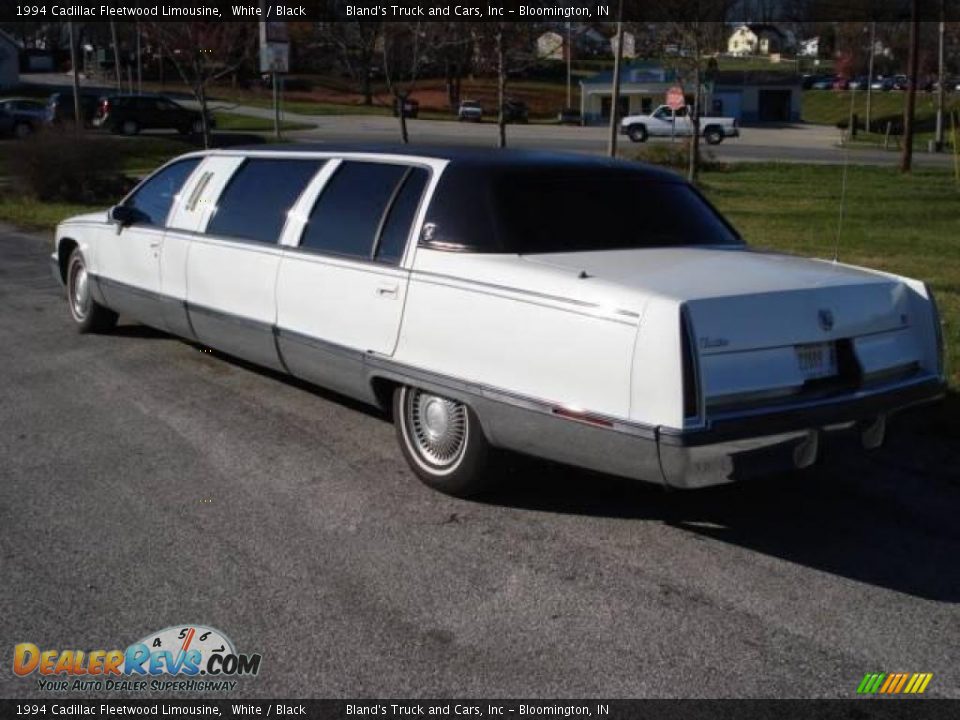 1994 Cadillac Fleetwood Limousine White / Black Photo #3