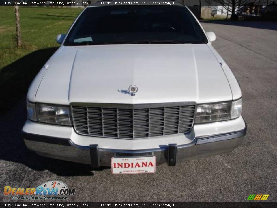 1994 Cadillac Fleetwood Limousine White / Black Photo #6