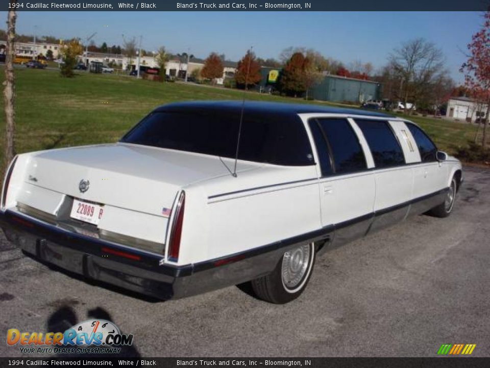 1994 Cadillac Fleetwood Limousine White / Black Photo #20