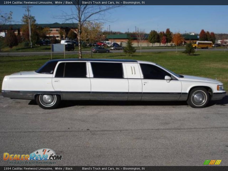 1994 Cadillac Fleetwood Limousine White / Black Photo #21