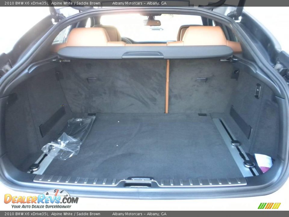 2010 BMW X6 xDrive35i Alpine White / Saddle Brown Photo #5