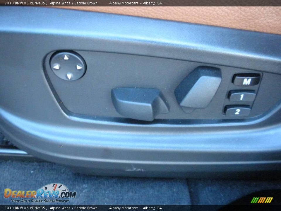 2010 BMW X6 xDrive35i Alpine White / Saddle Brown Photo #9