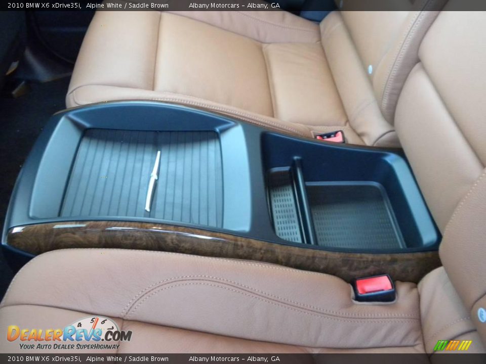 2010 BMW X6 xDrive35i Alpine White / Saddle Brown Photo #11