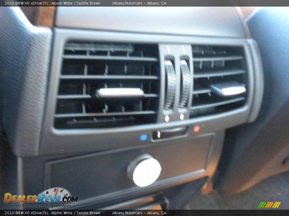2010 BMW X6 xDrive35i Alpine White / Saddle Brown Photo #12