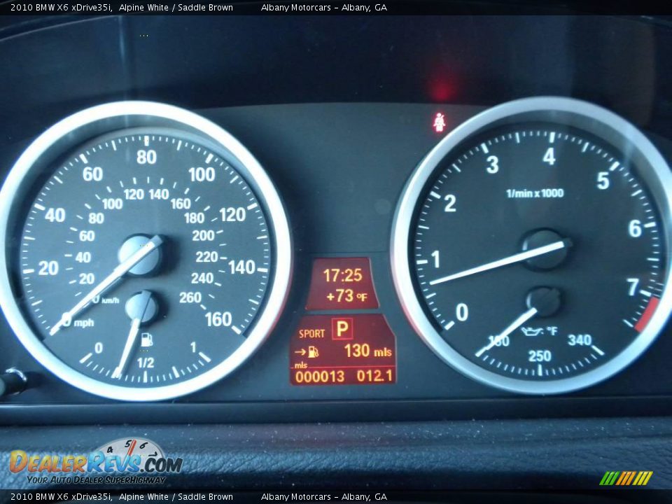 2010 BMW X6 xDrive35i Alpine White / Saddle Brown Photo #18