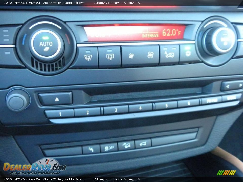 2010 BMW X6 xDrive35i Alpine White / Saddle Brown Photo #21