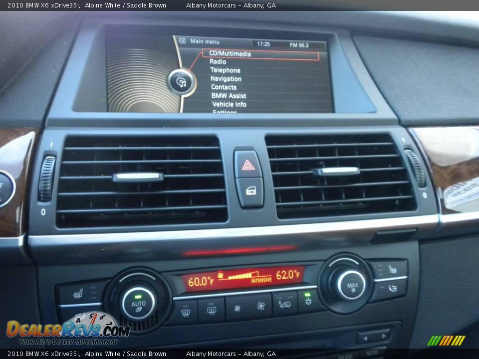 2010 BMW X6 xDrive35i Alpine White / Saddle Brown Photo #22