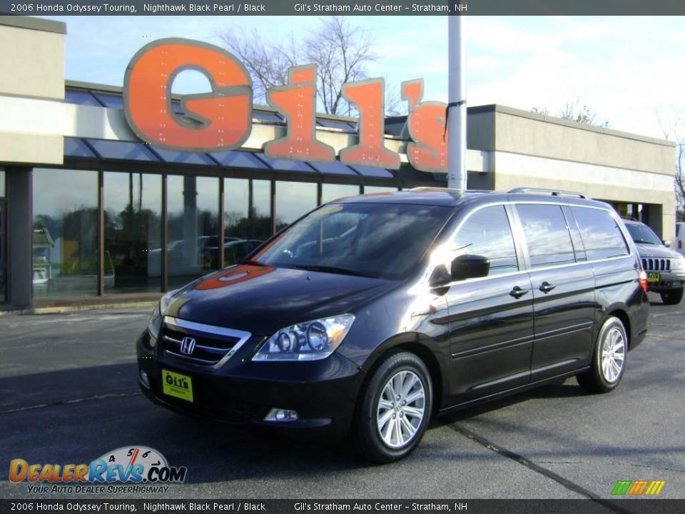 2006 Honda Odyssey Touring Nighthawk Black Pearl / Black Photo #1