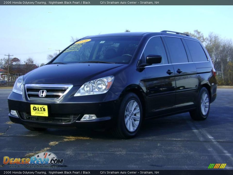 2006 Honda Odyssey Touring Nighthawk Black Pearl / Black Photo #3