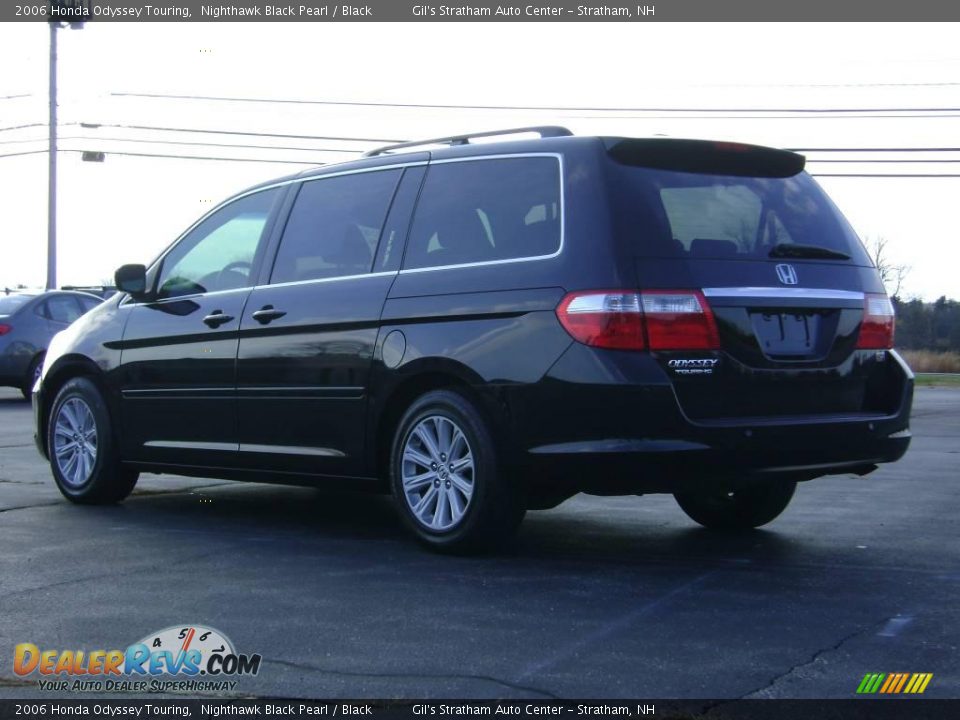 2006 Honda Odyssey Touring Nighthawk Black Pearl / Black Photo #5