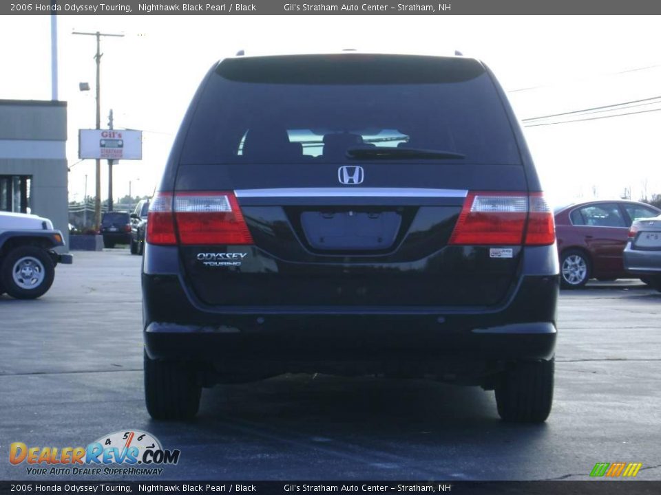 2006 Honda Odyssey Touring Nighthawk Black Pearl / Black Photo #6
