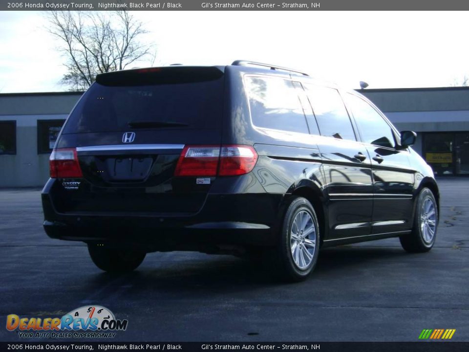 2006 Honda Odyssey Touring Nighthawk Black Pearl / Black Photo #7