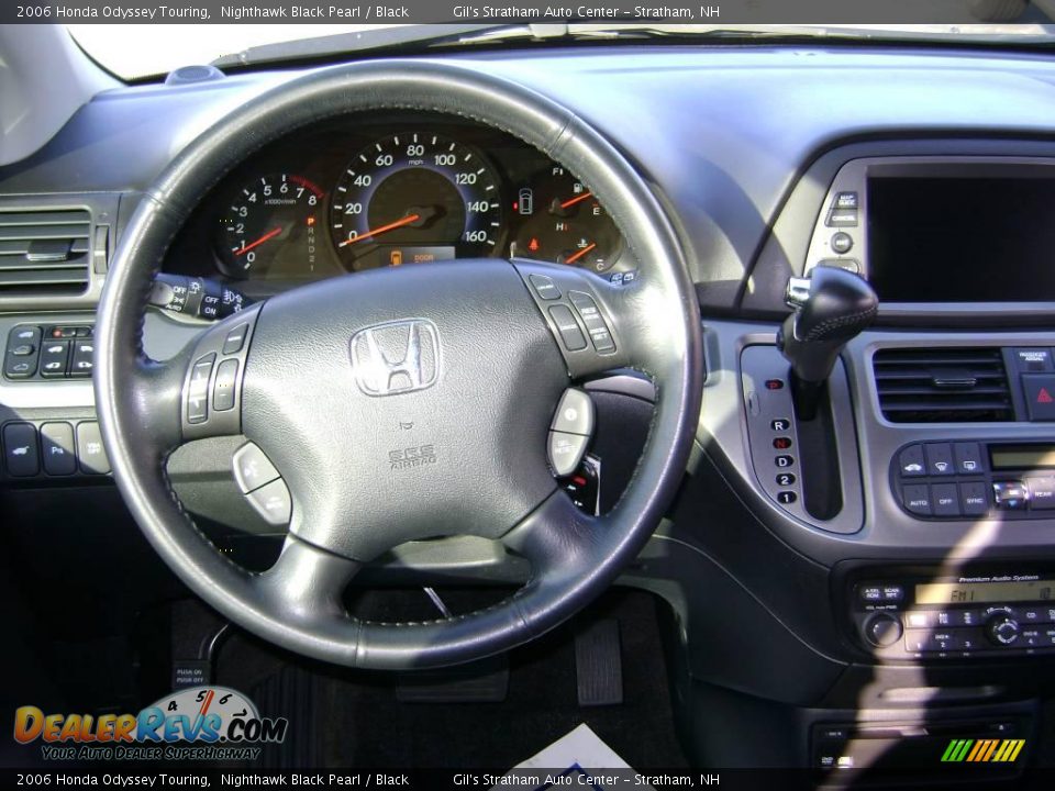 2006 Honda Odyssey Touring Nighthawk Black Pearl / Black Photo #13