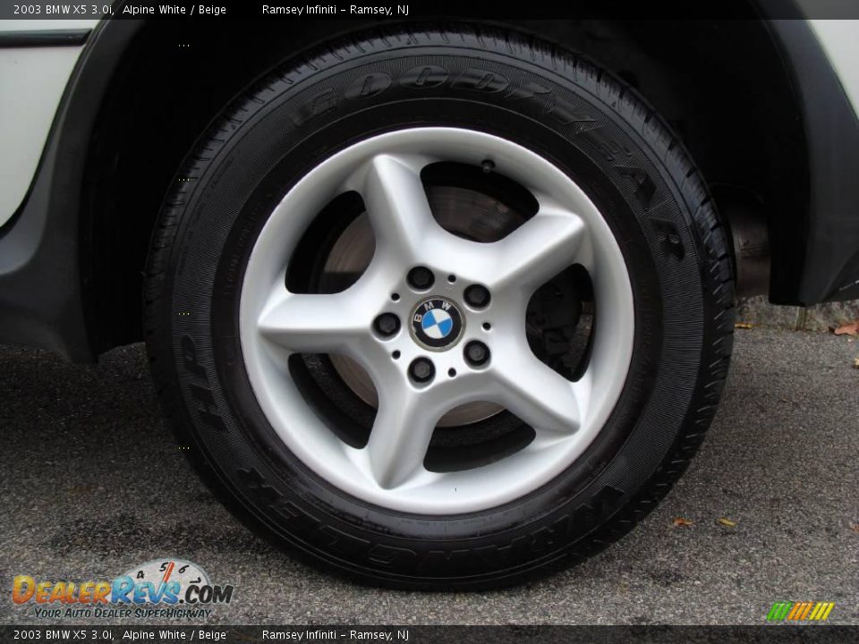 2003 BMW X5 3.0i Alpine White / Beige Photo #5