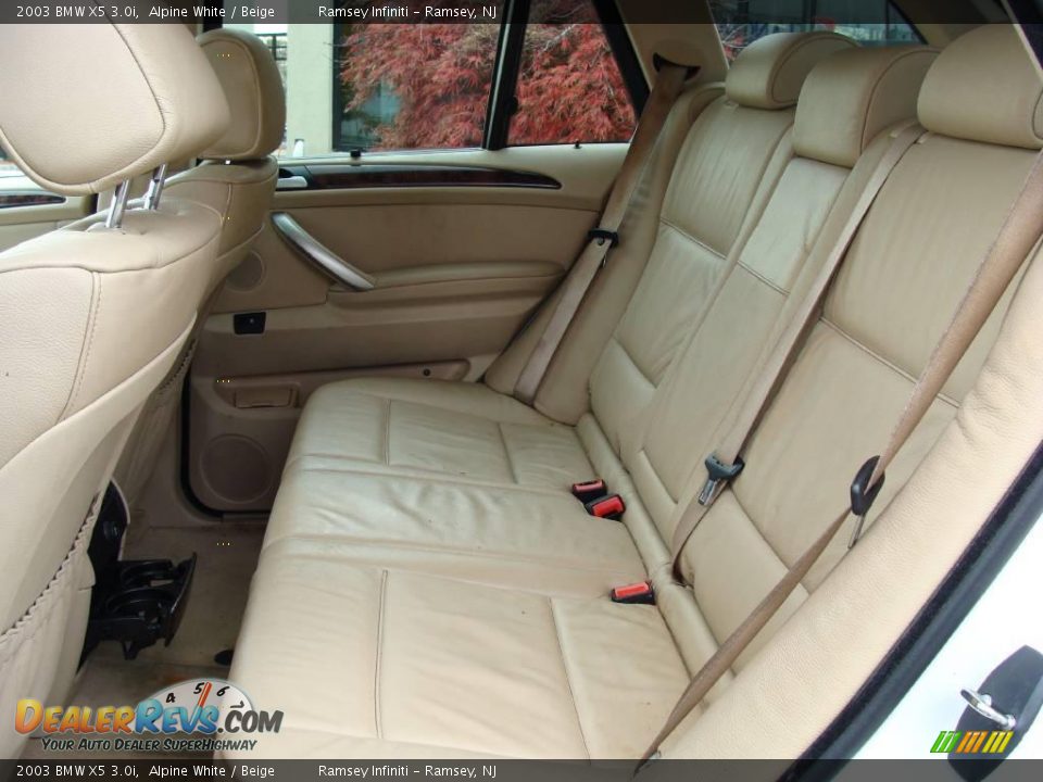 2003 BMW X5 3.0i Alpine White / Beige Photo #8