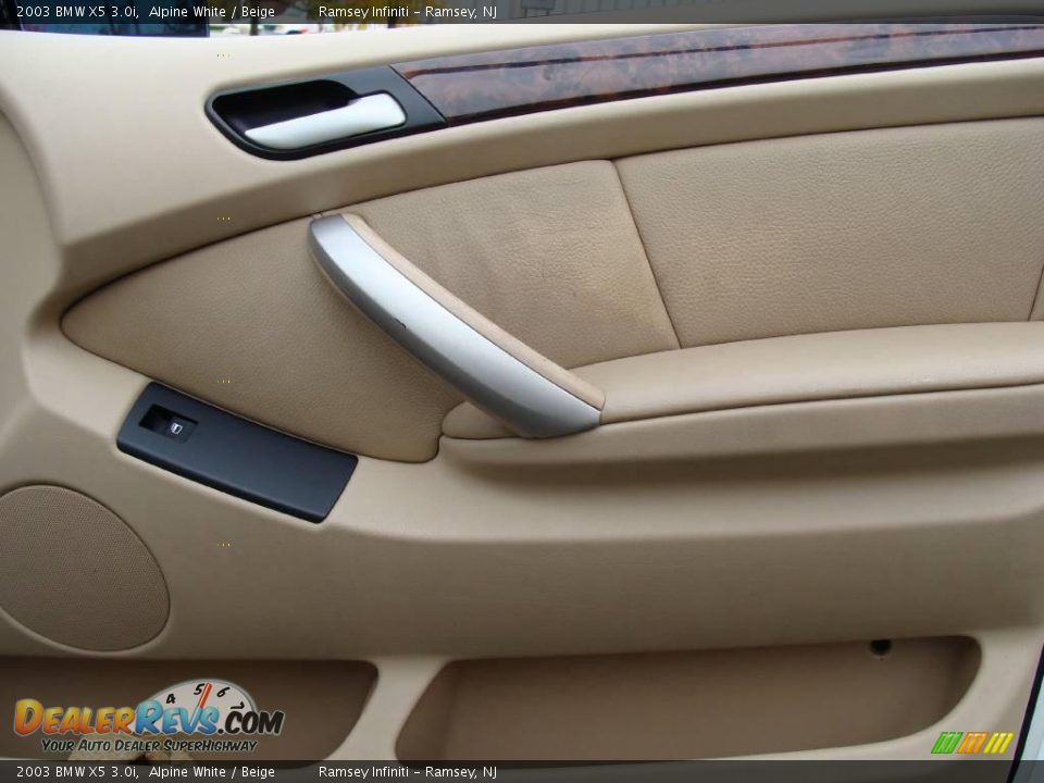 2003 BMW X5 3.0i Alpine White / Beige Photo #10