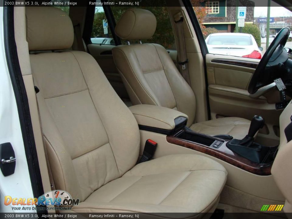 2003 BMW X5 3.0i Alpine White / Beige Photo #11