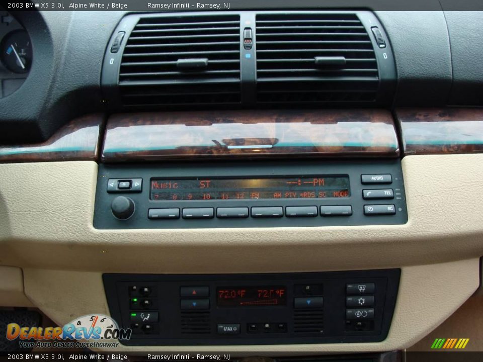 2003 BMW X5 3.0i Alpine White / Beige Photo #13