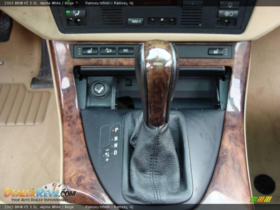 2003 BMW X5 3.0i Alpine White / Beige Photo #14
