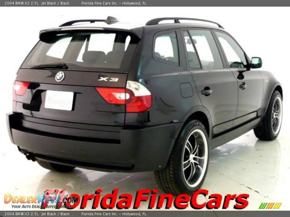2004 BMW X3 2.5i Jet Black / Black Photo #2