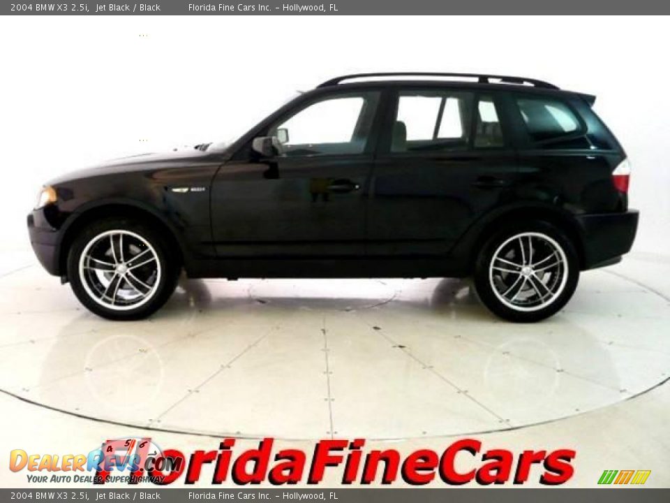 2004 BMW X3 2.5i Jet Black / Black Photo #3