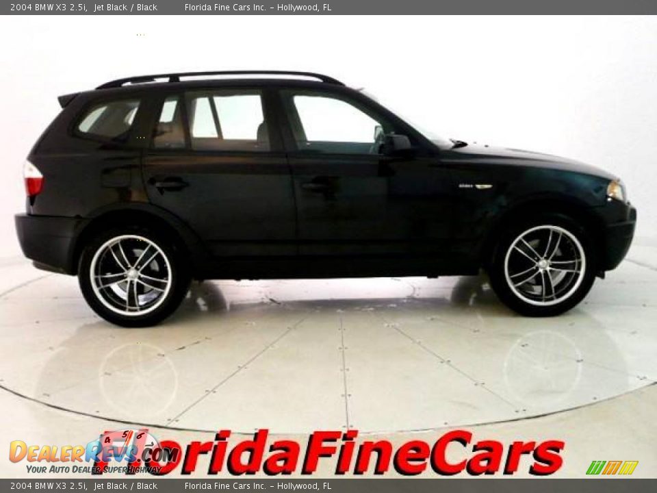 2004 BMW X3 2.5i Jet Black / Black Photo #4