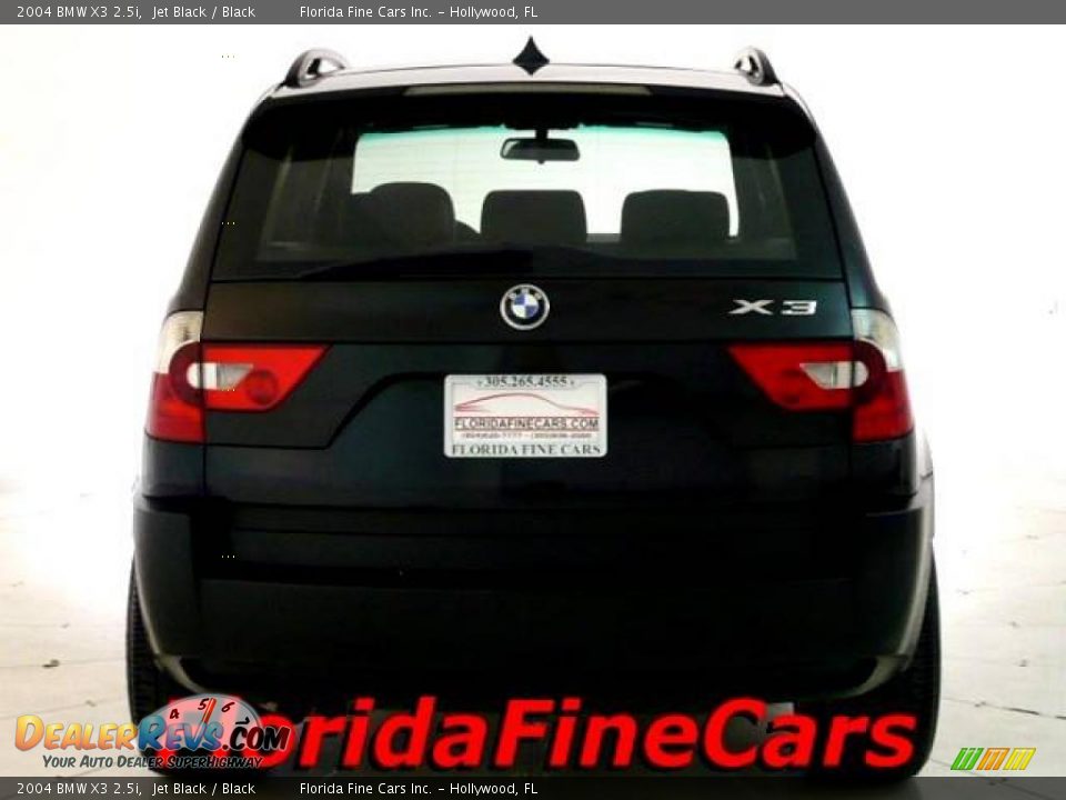 2004 BMW X3 2.5i Jet Black / Black Photo #6