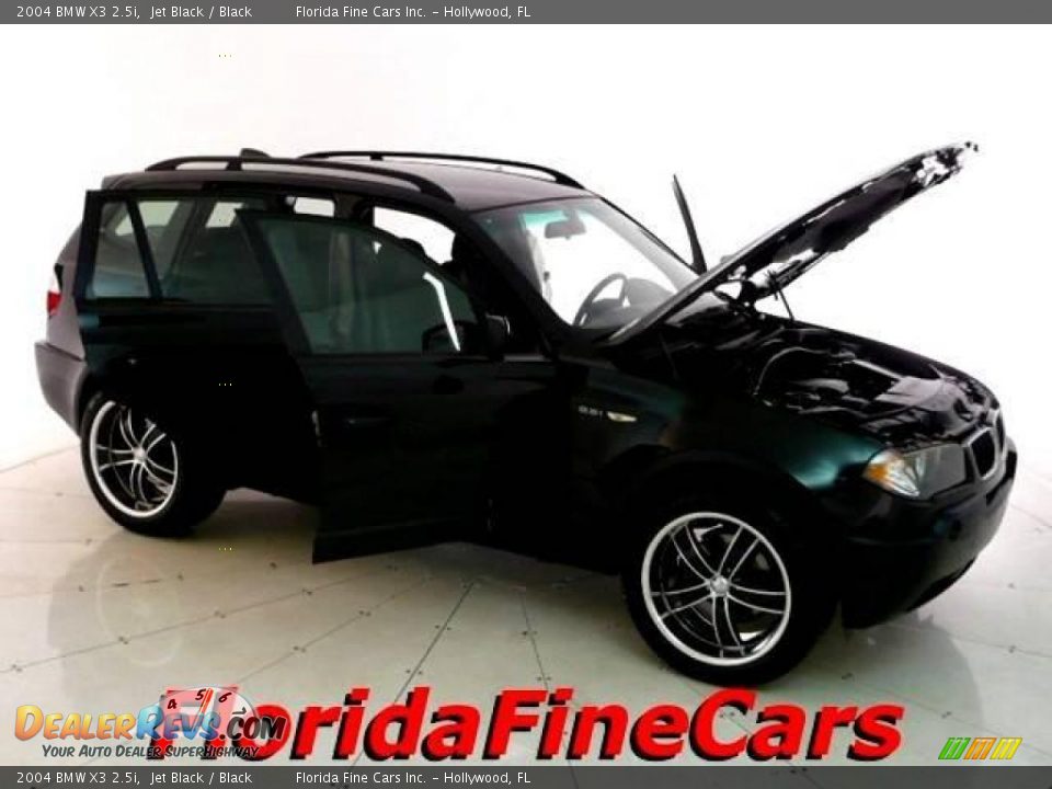 2004 BMW X3 2.5i Jet Black / Black Photo #7