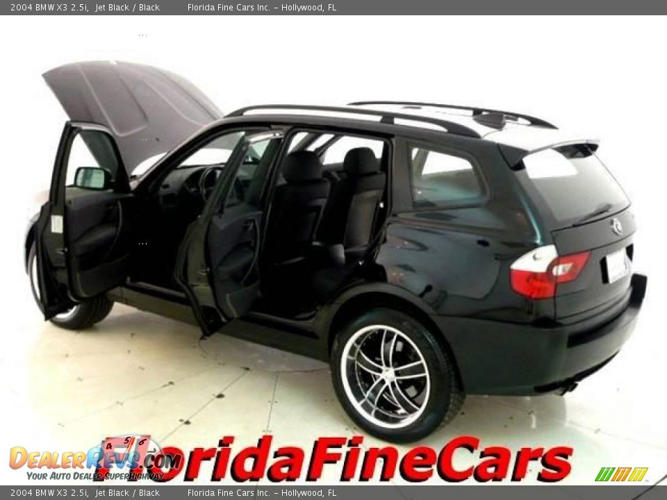 2004 BMW X3 2.5i Jet Black / Black Photo #8