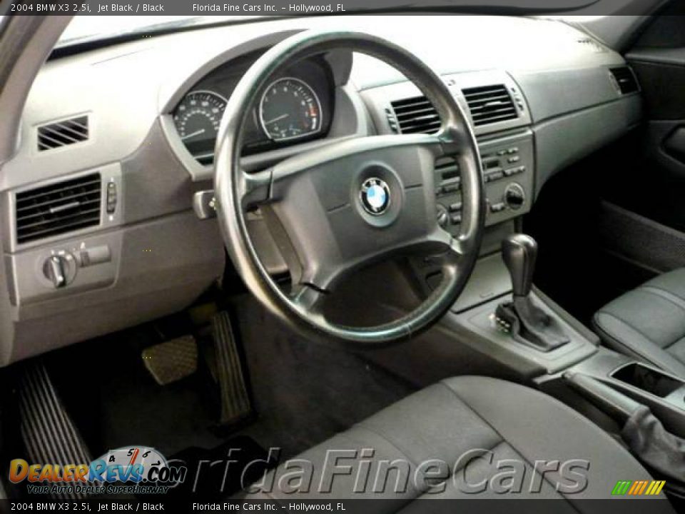 2004 BMW X3 2.5i Jet Black / Black Photo #12