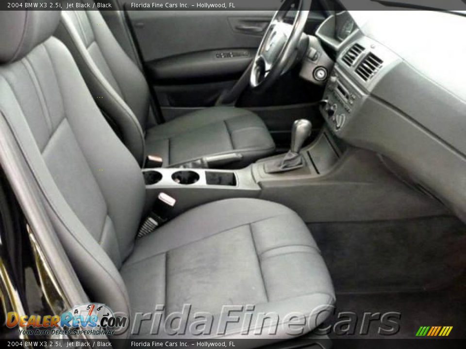 2004 BMW X3 2.5i Jet Black / Black Photo #13