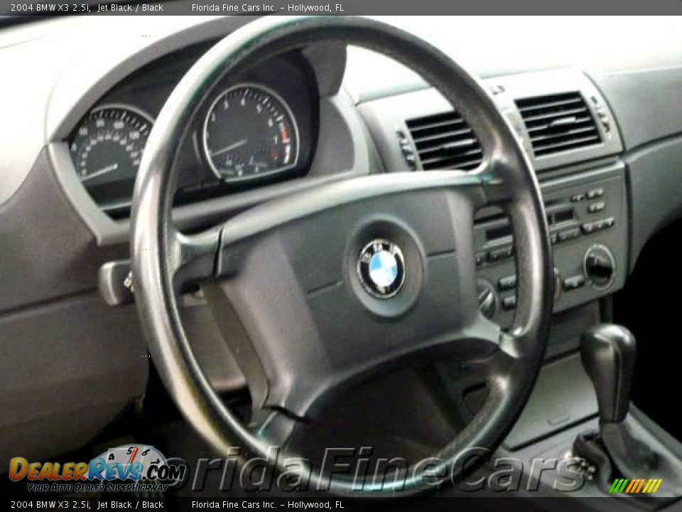 2004 BMW X3 2.5i Jet Black / Black Photo #16